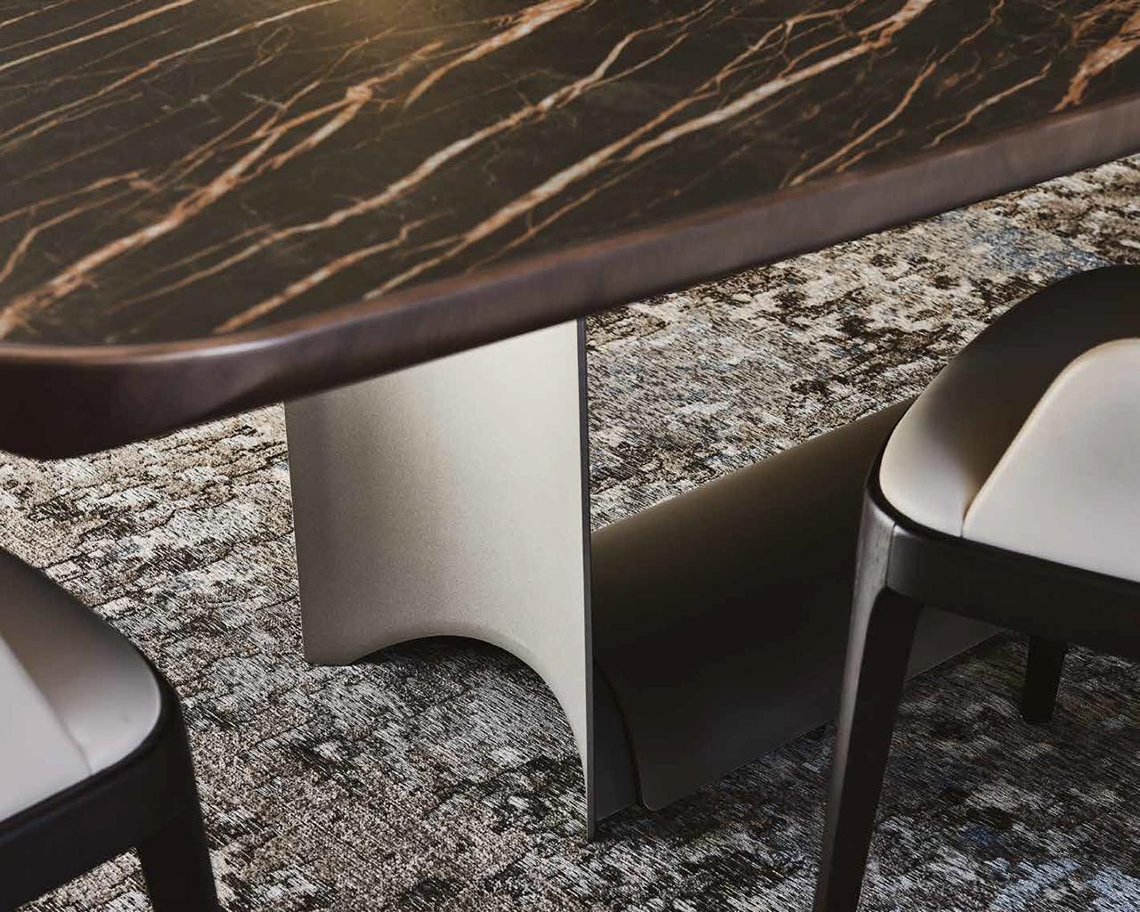 Oval metal table | Dragon by Cattelan Italia