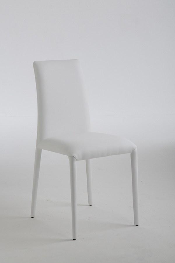 Upholstered leather chair | Vittoria by Riflessi