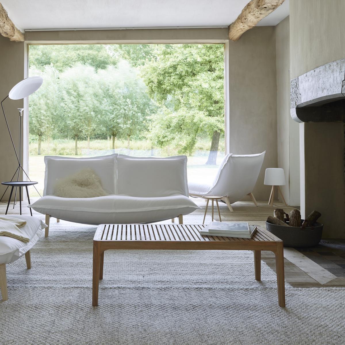 Square teak garden side table | Elizabeth by Ligne Roset