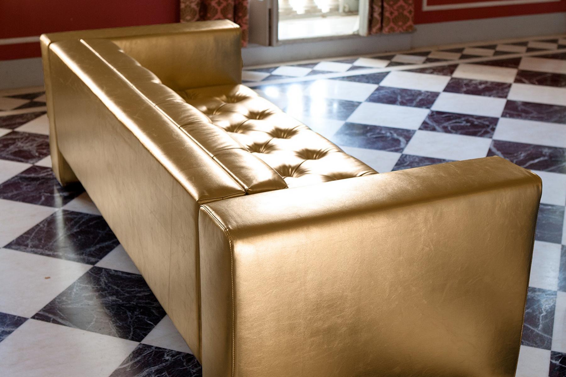 Tufted 4 seater fabric sofa | Tubby by Domingo salotti