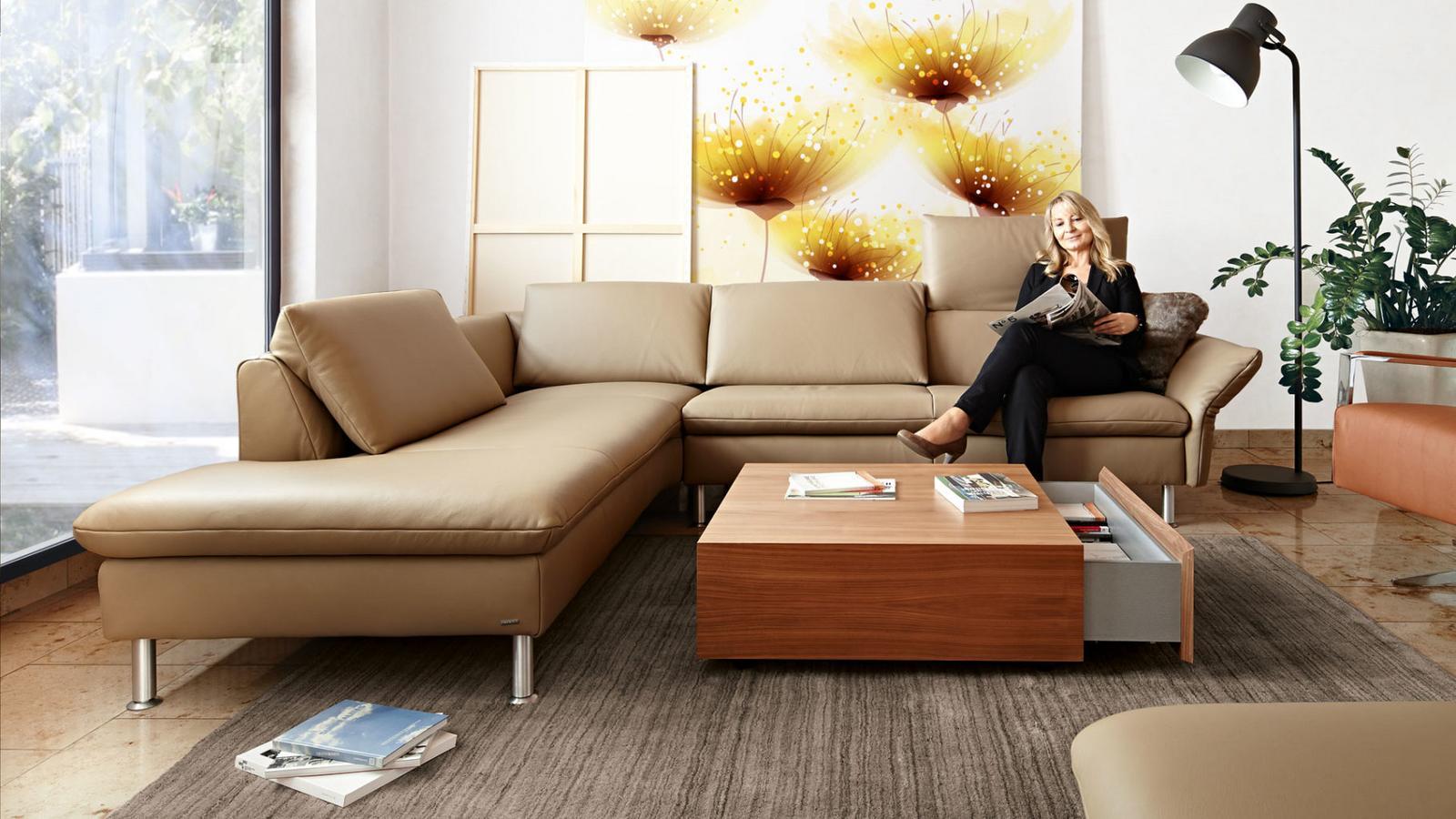 Modular leather sofa | Vittoria by Koinor