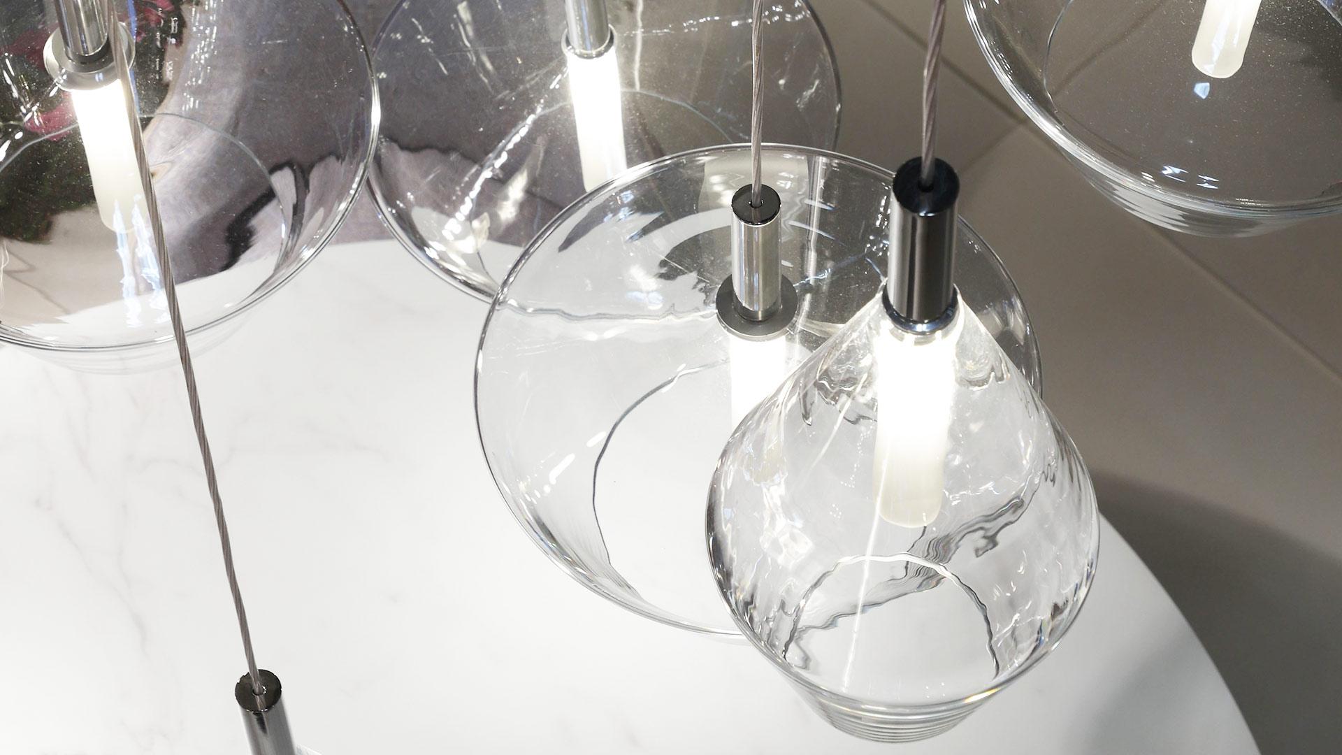 LED blown glass pendant lamp | 24 Gradi by Reflex