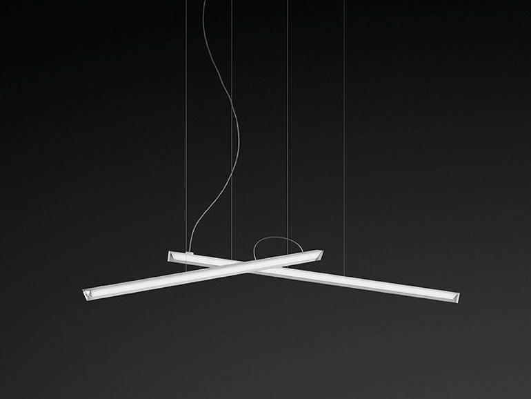 Methacrylate pendant lamp | Halo Lineal by Vibia