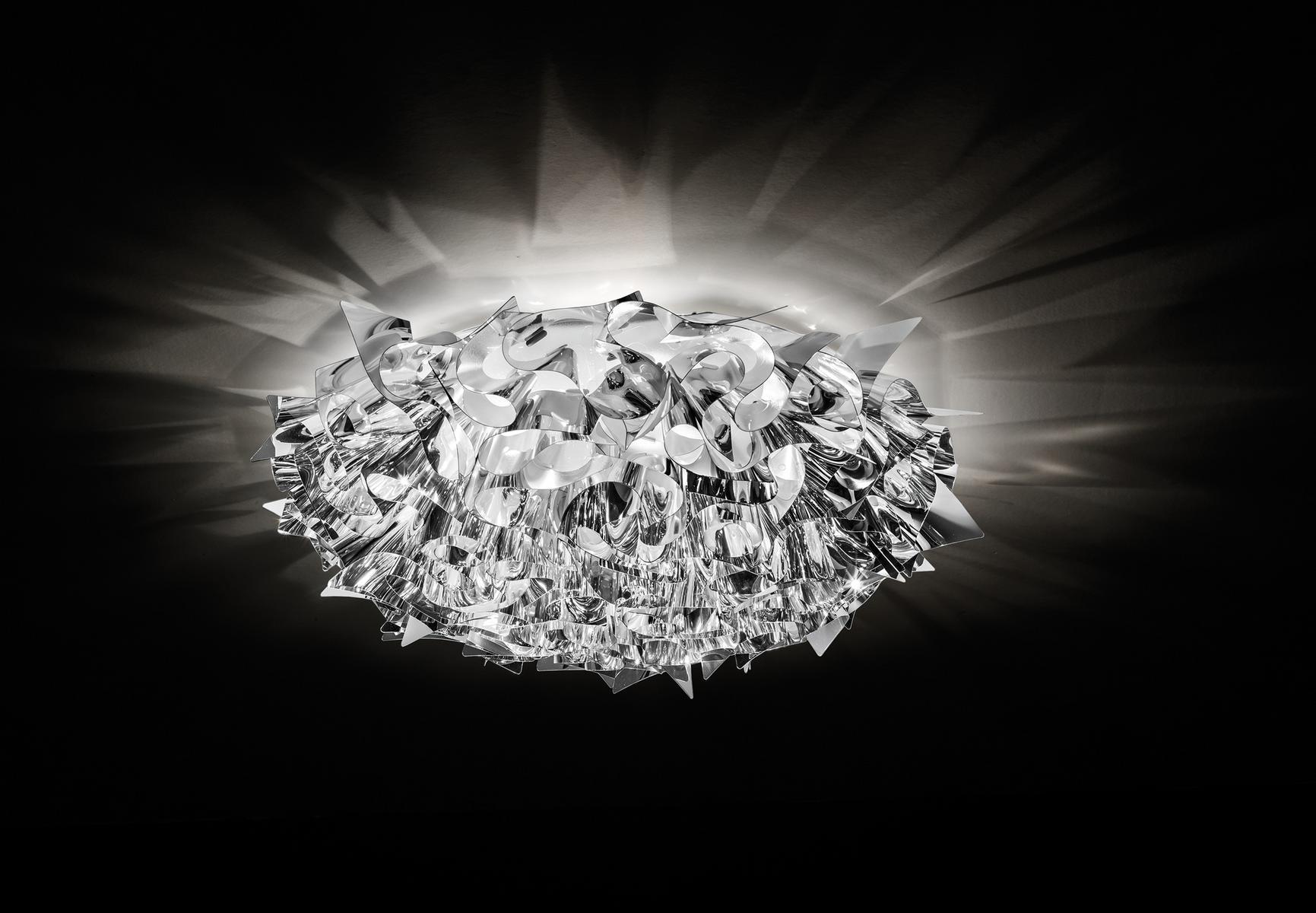 Steelflex® wall lamp / ceiling lamp | Veli Large Silver by Slamp