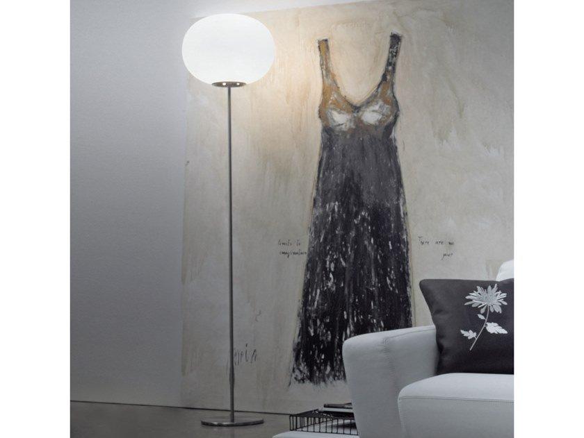 Blown glass floor lamp | Lucciola Pt by Vistosi
