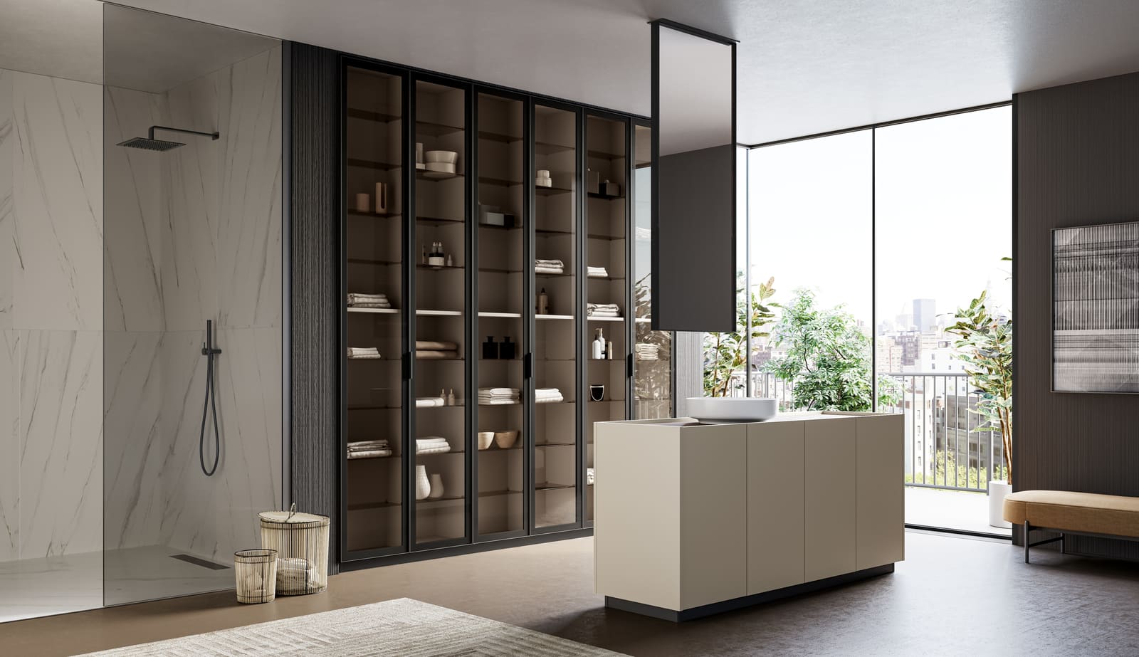 Veneer bathroom | Major by Birex