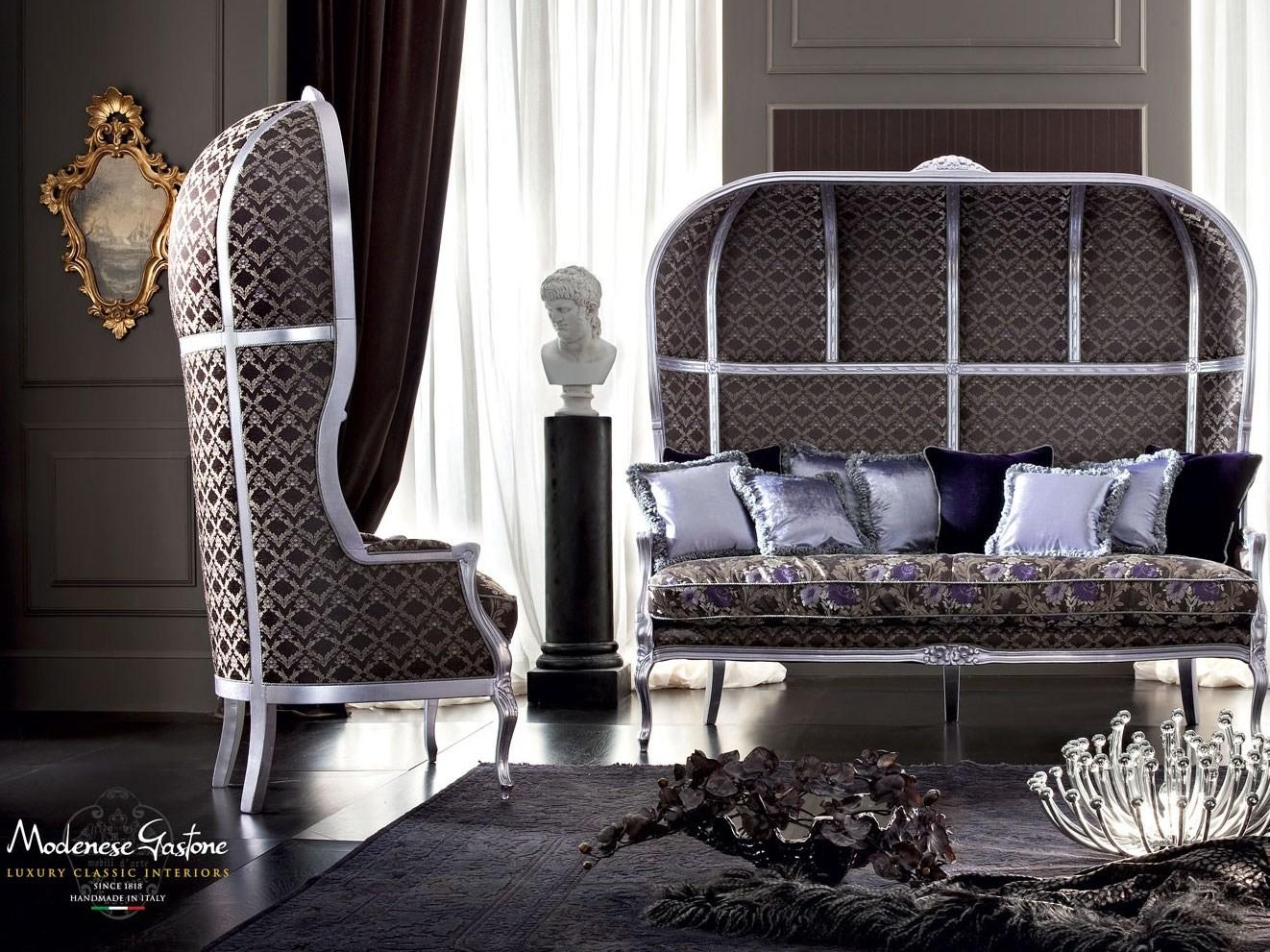 2 seater high-back sofa | 12427 by Modenese Gastone