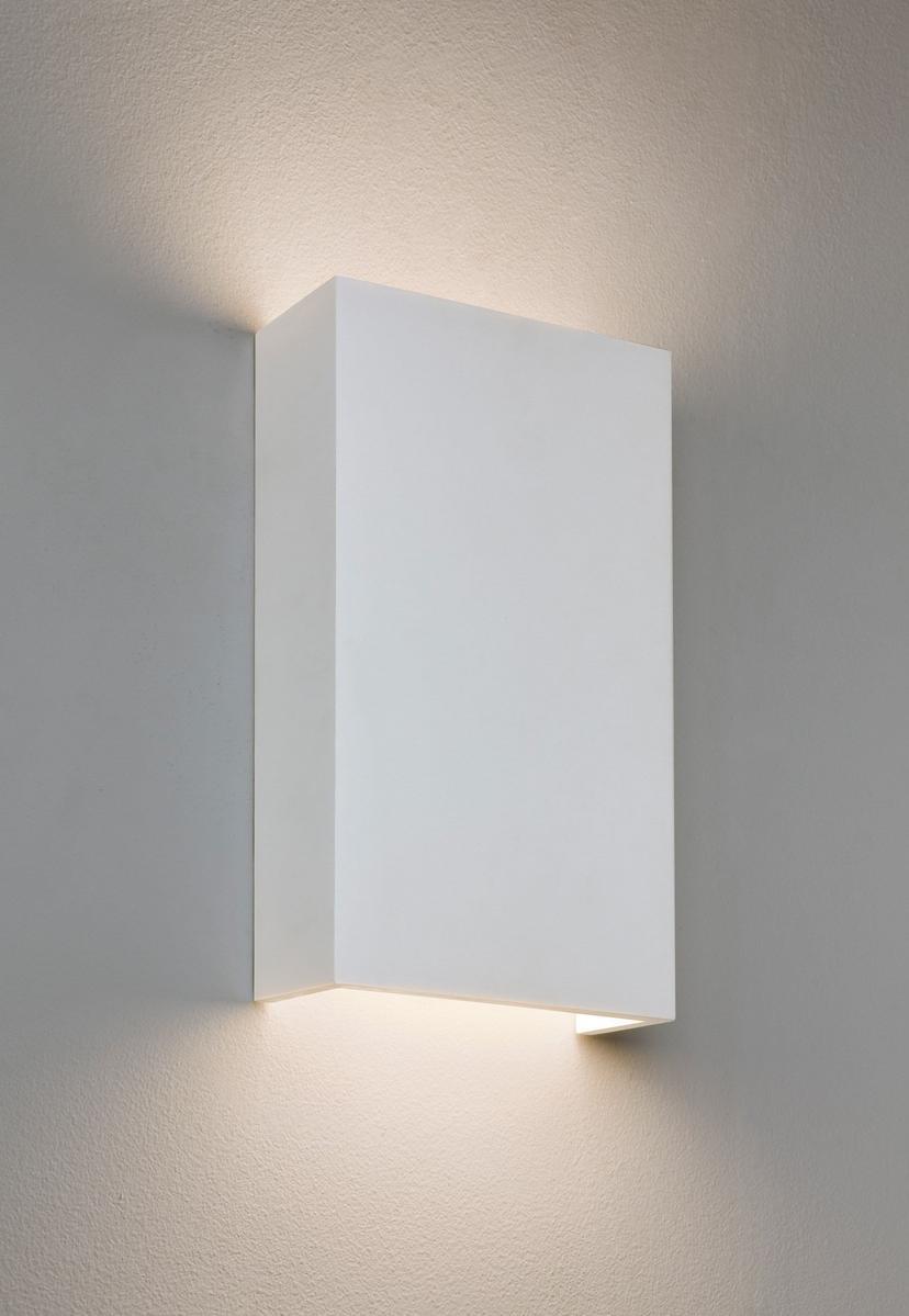 LED plaster wall light with dimmer | Rio by Astro lighting