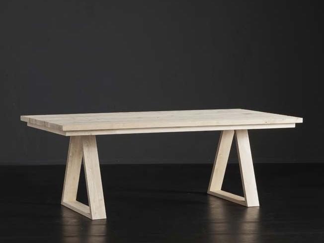 Rectangular wooden dining table | Madrid + Mekano by Altacorte