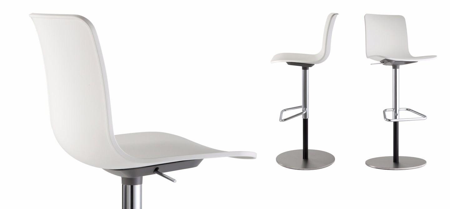 Swivel height-adjustable barstool | Hal Barstool by Vitra