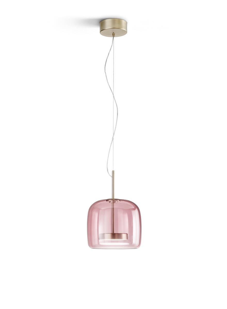 LED direct light blown glass pendant lamp | Jube Sp 1 by Vistosi