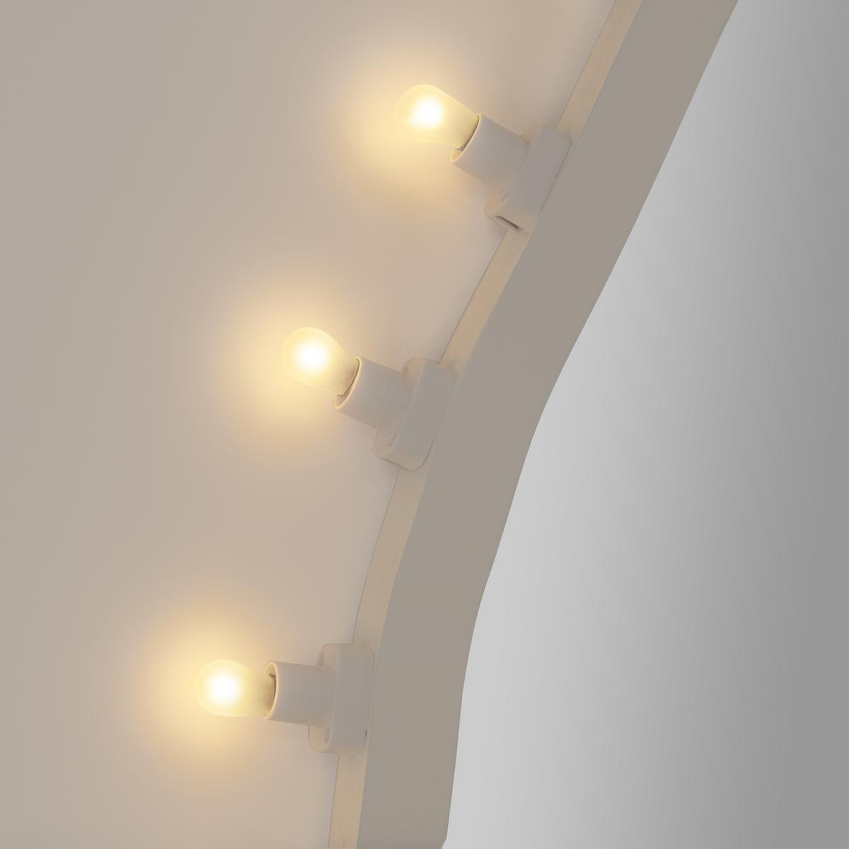 Wall-mounted mirror with integrated lighting | Luminaire Small by Seletti
