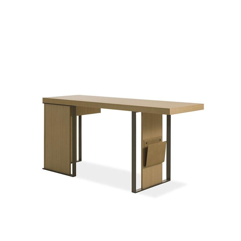 Rectangular wood writing desk with drawers | Kobe by Galimberti Nino