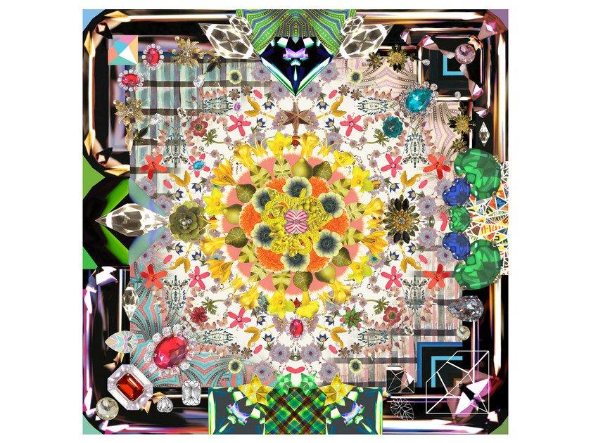 Patterned square rug | Jewels Garden by Moooi