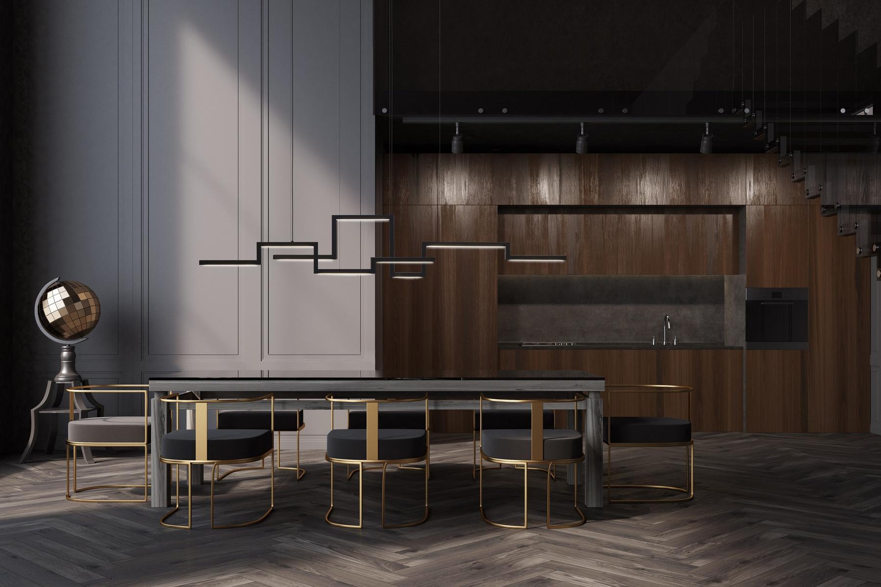 LED direct light metal pendant lamp | Artys H4 by Ilfari