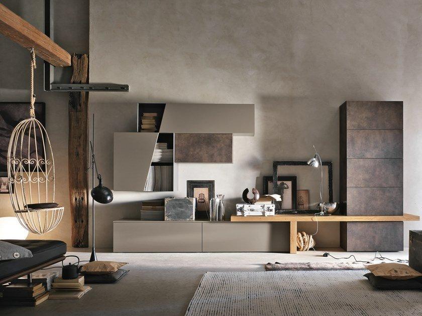 Sectional storage wall | Unit A002 by Tomasella