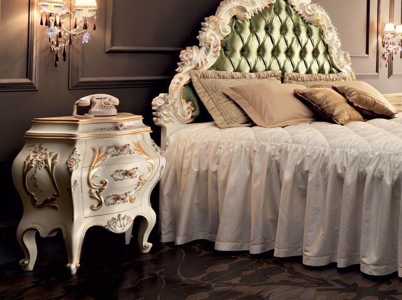 Wooden bedside table with drawers | 11204 by Modenese Gastone