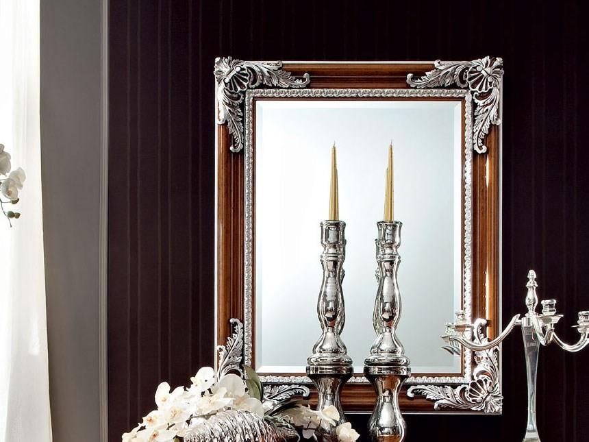 Rectangular wall-mounted framed mirror | 12643 by Modenese Gastone