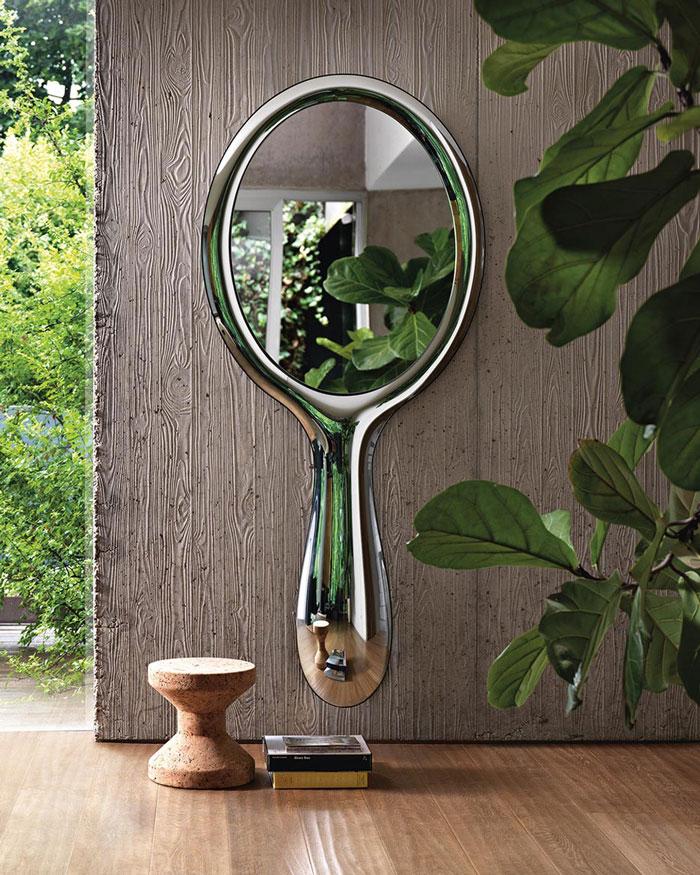 Oval mirror | Lollipop by Fiam