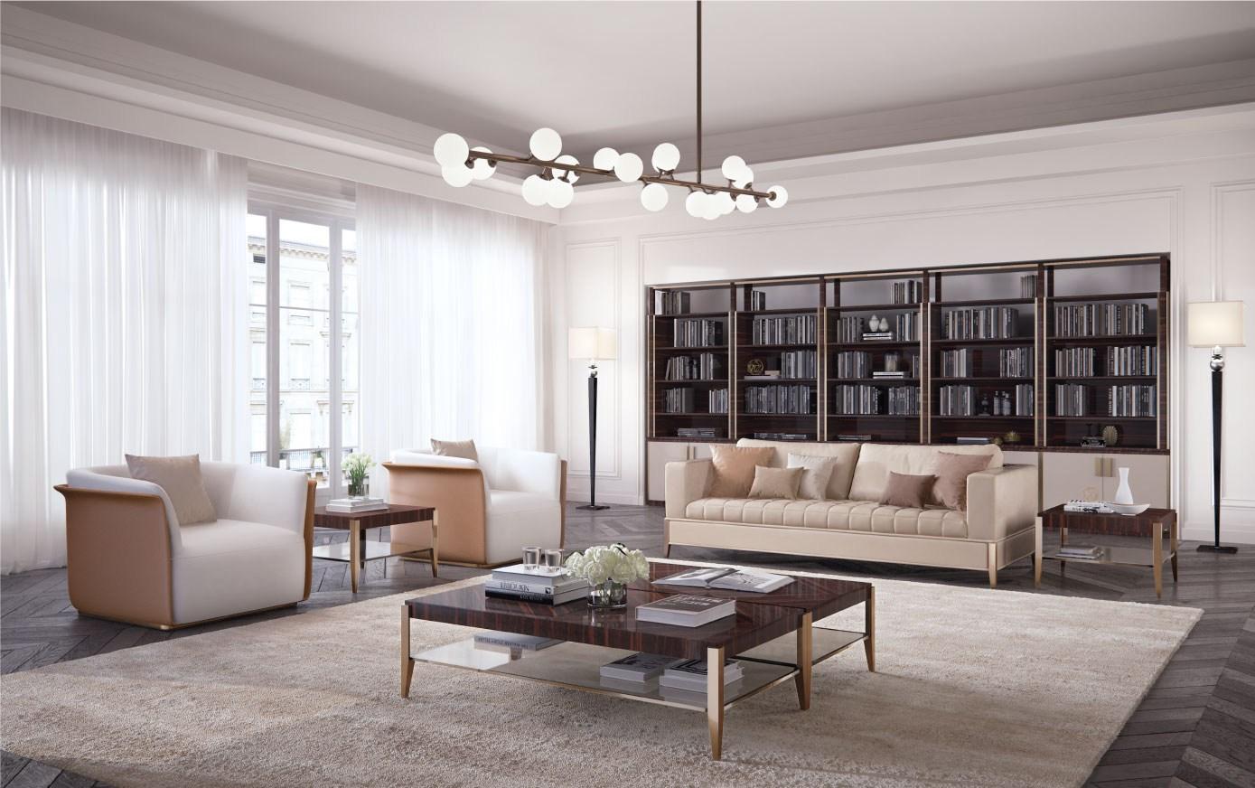 Wooden bookcase with drawers | Hug by Capital Collection