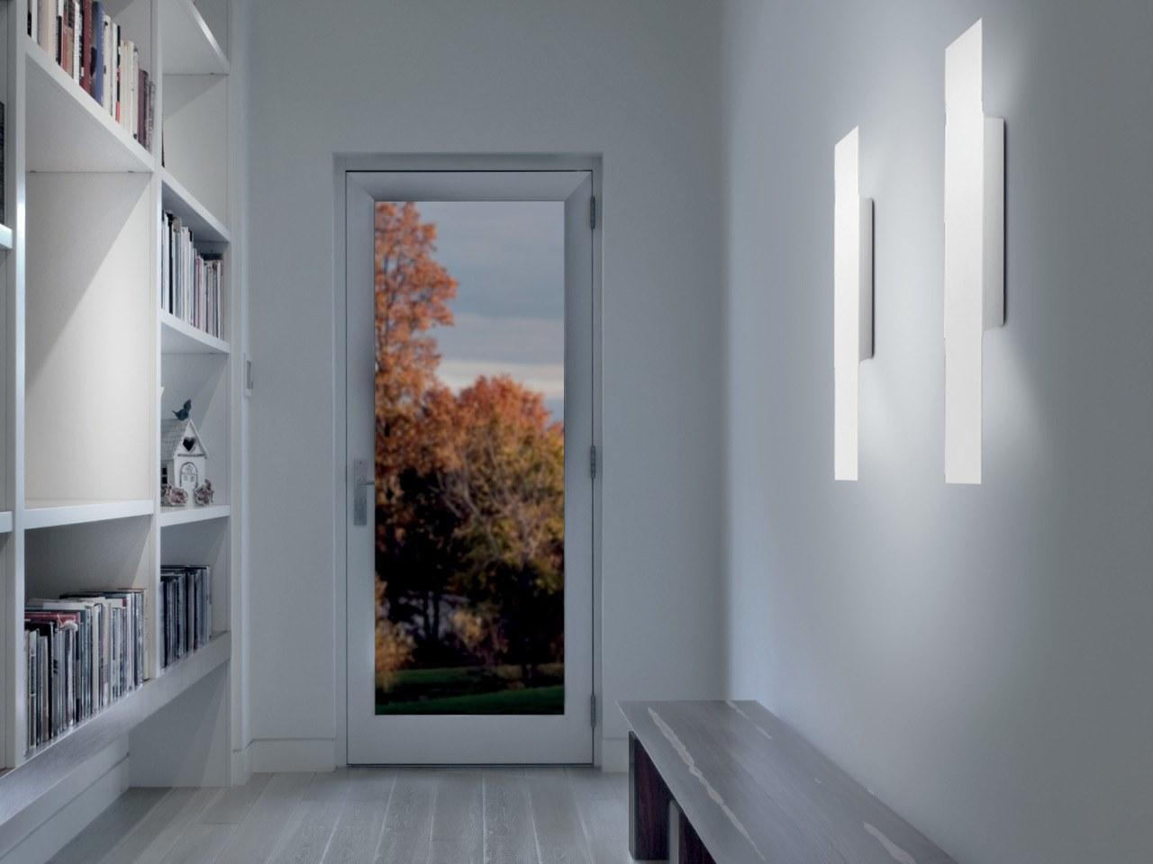 Steel wall lamp | Opi P by Leucos