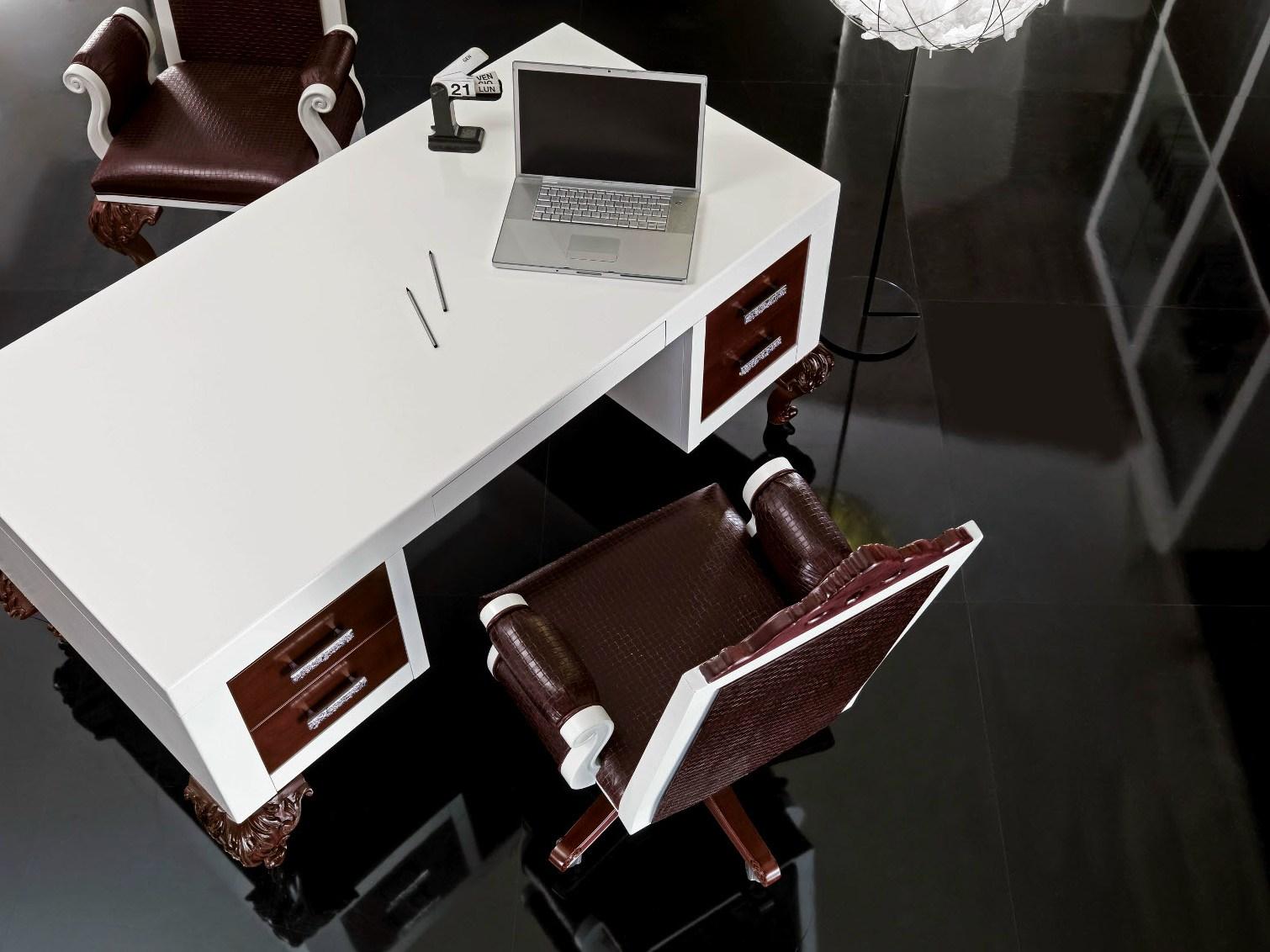 Rectangular writing desk | Minimal Baroque by Modenese Gastone