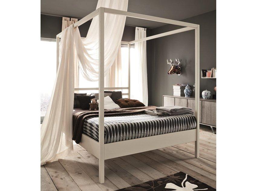 Solid wood double bed | Nemo by Altacorte