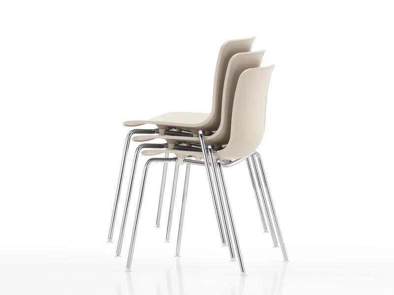 Stackable polypropylene chair | Hal Tube Stackable by Vitra
