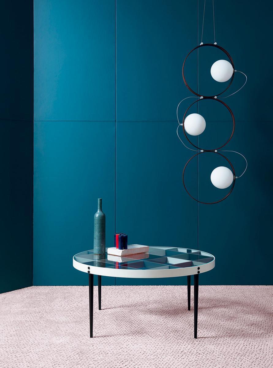 Round crystal coffee table | D.555.1 by Molteni