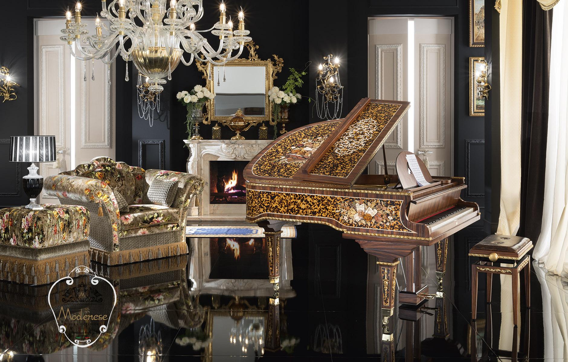 Fabric armchair with armrests | 14415 by Modenese Gastone