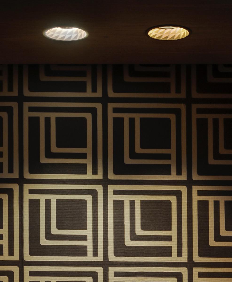 Ceiling recessed aluminium spotlight | Atsji by Dark