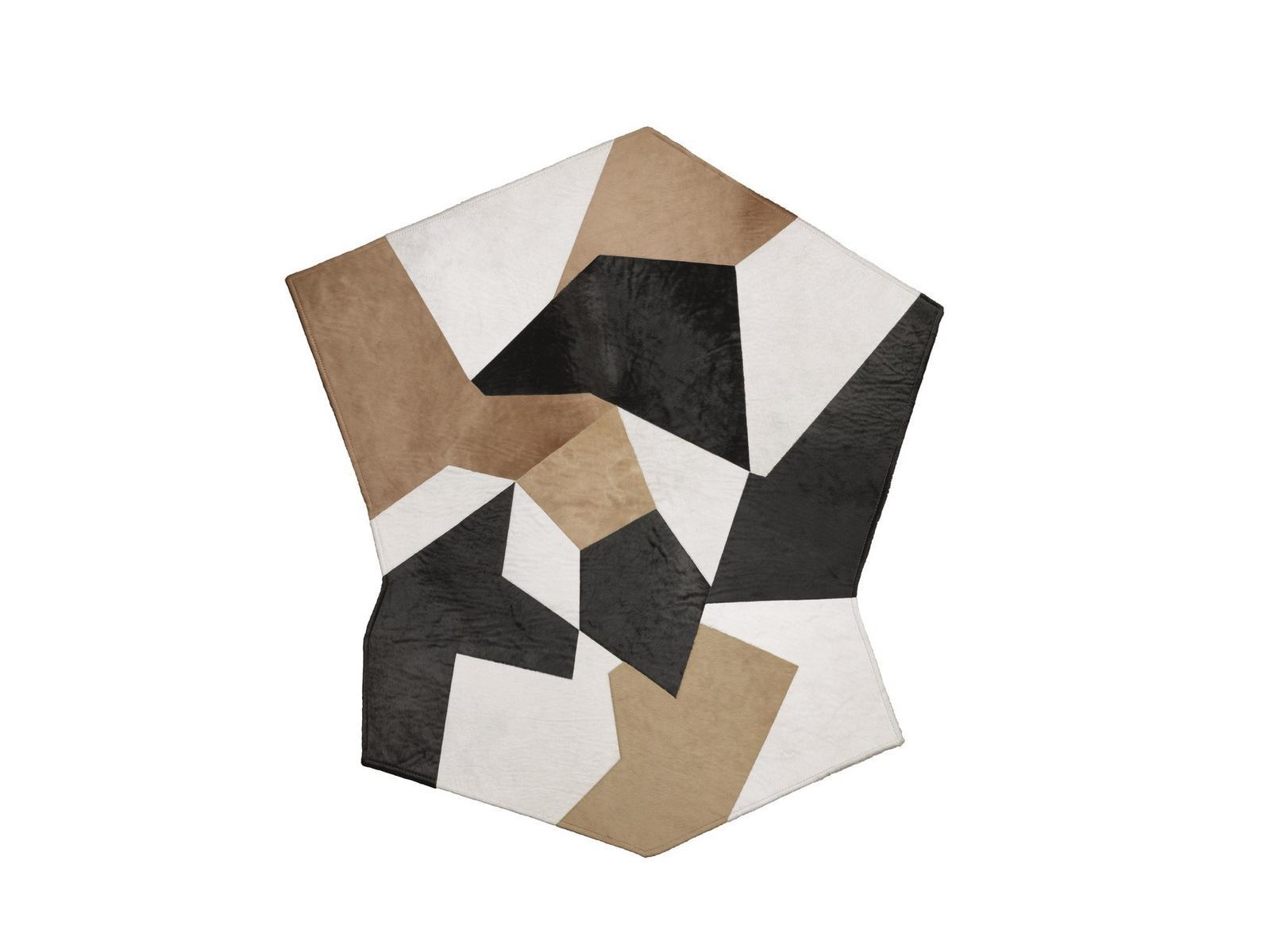 Leather rug | D.754.1 by Molteni