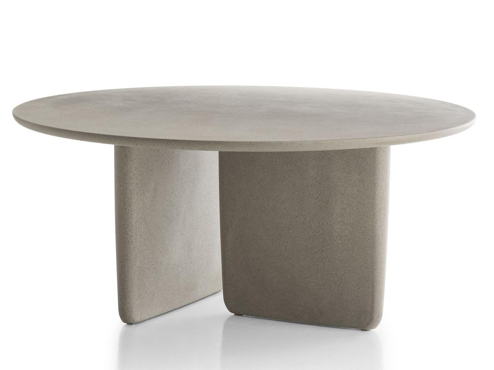 Round cement garden table | Tobi-ishi Outdoor by B&B Italia