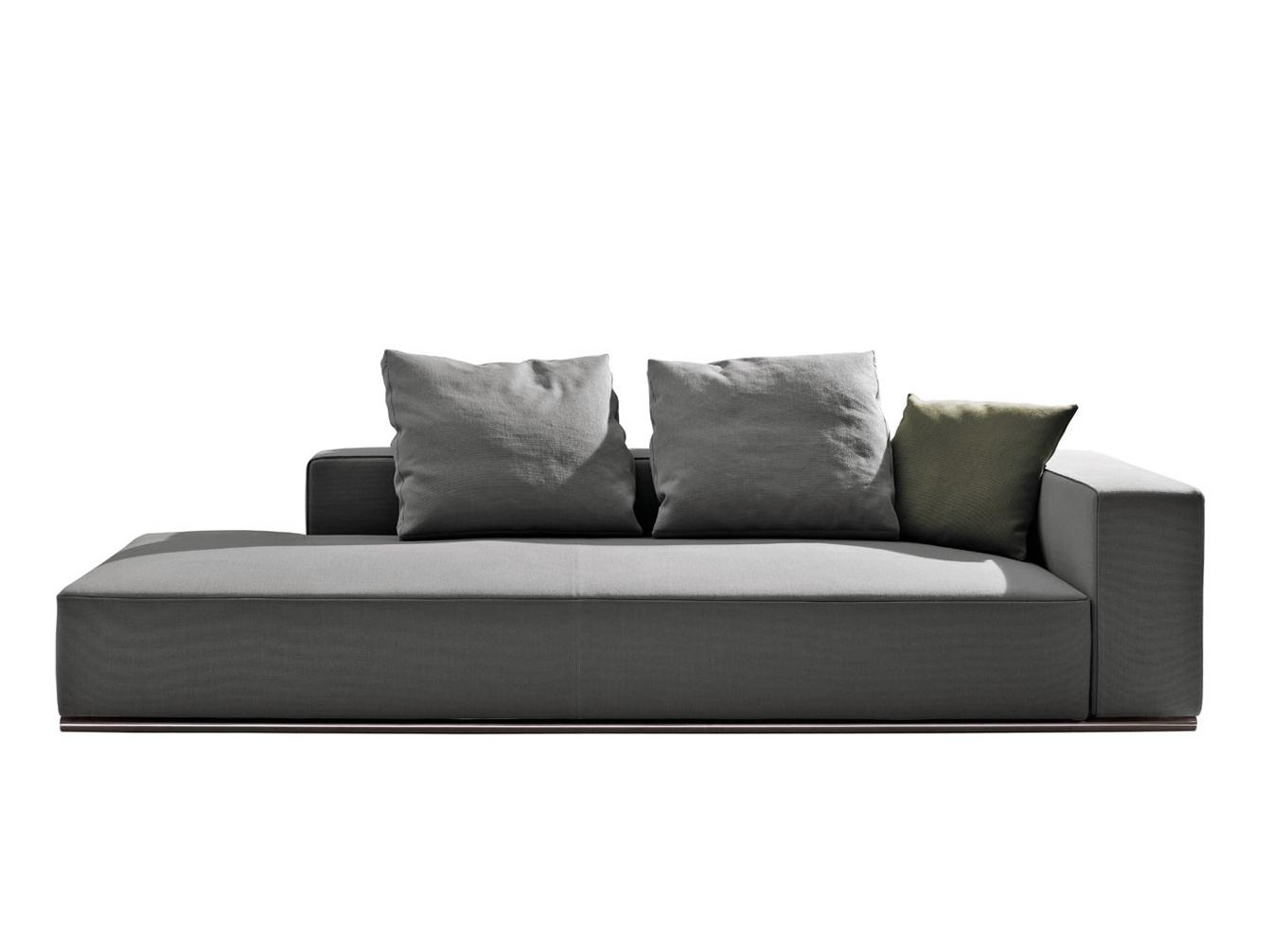 Upholstered fabric day bed | Andy '13 by B&B Italia