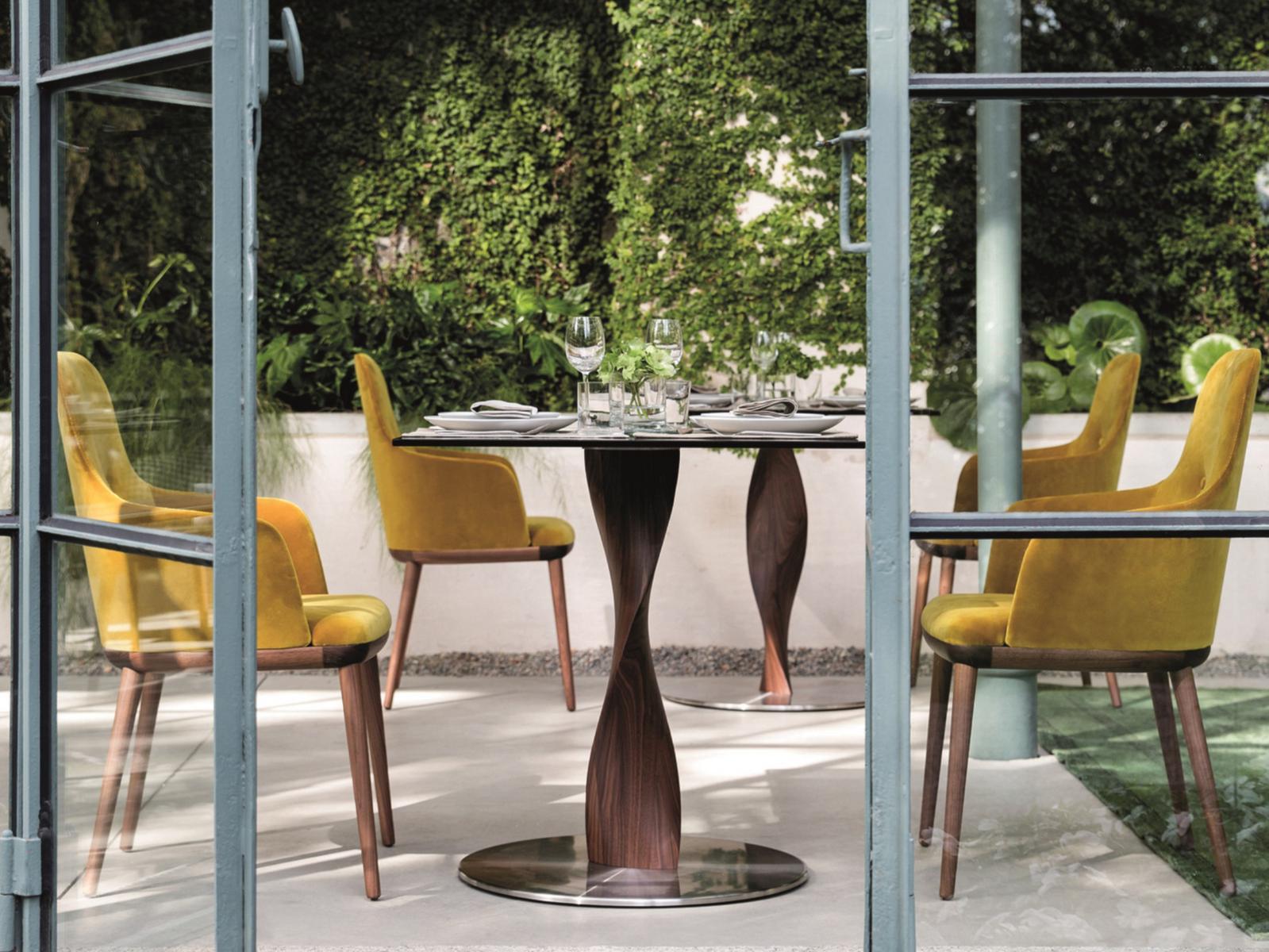 Square crystal dining table | Spin by Porada