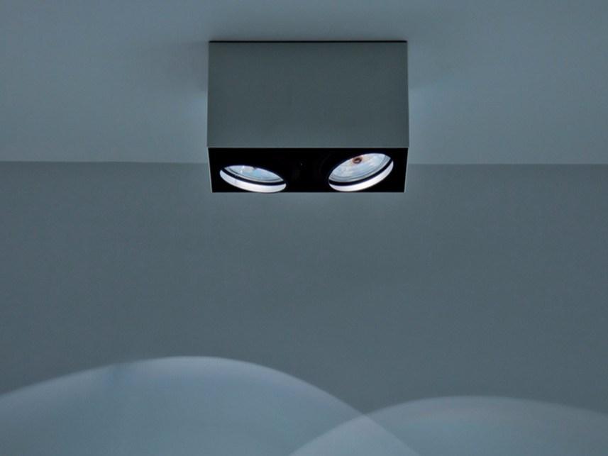 Adjustable metal ceiling lamp | Punto Pl by Davide Groppi