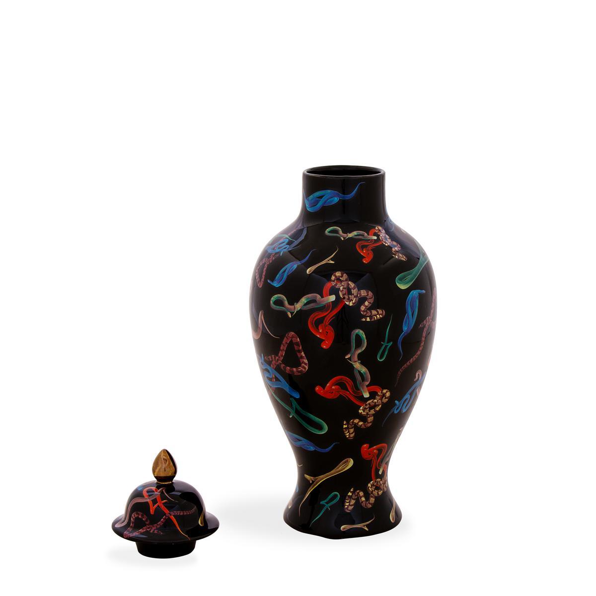 Porcelain vase | Snakes by Seletti