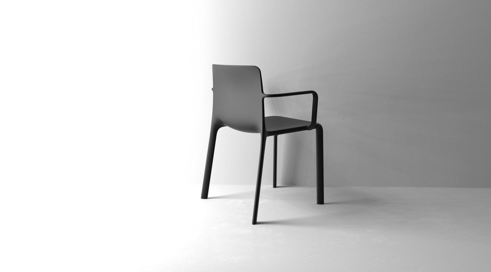 Garden chair with armrests | Kes by Vondom