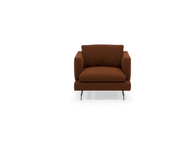 Fabric armchair with armrests | Jeremi by Natuzzi Italia