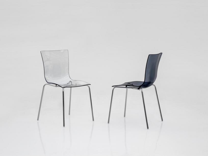 Stackable plastic chair | Aria Easy by Tonin Casa