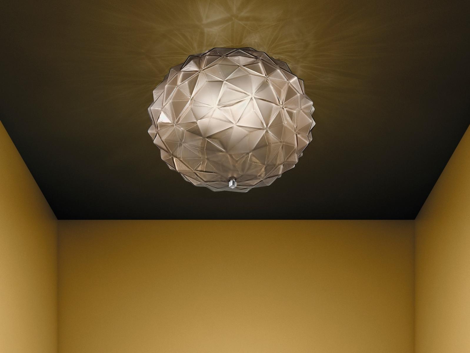 Glass ceiling light | Emisphera by Sylcom