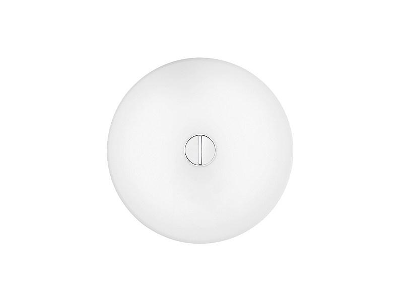 Polycarbonate ceiling lamp | Button by Flos