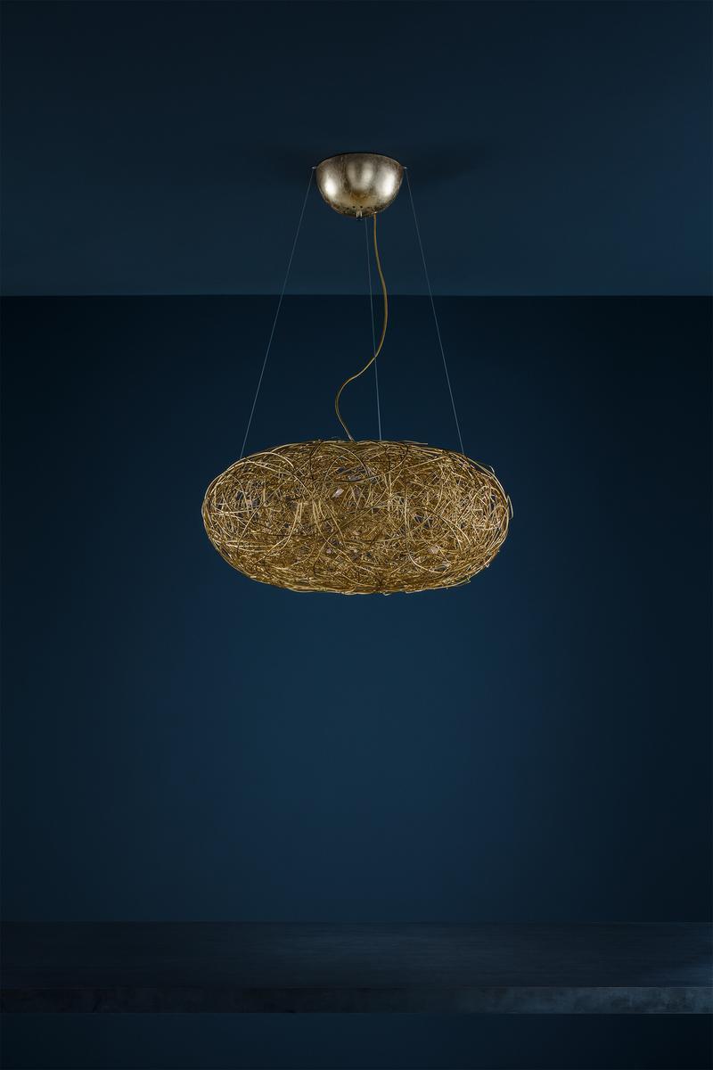 LED pendant lamp | Fil De Fer Ovale by Catellani & Smith