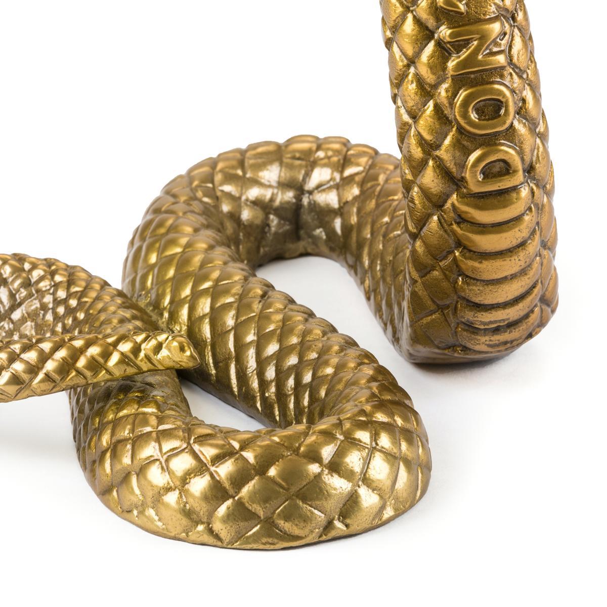 Aluminium decorative object | Snake by Seletti