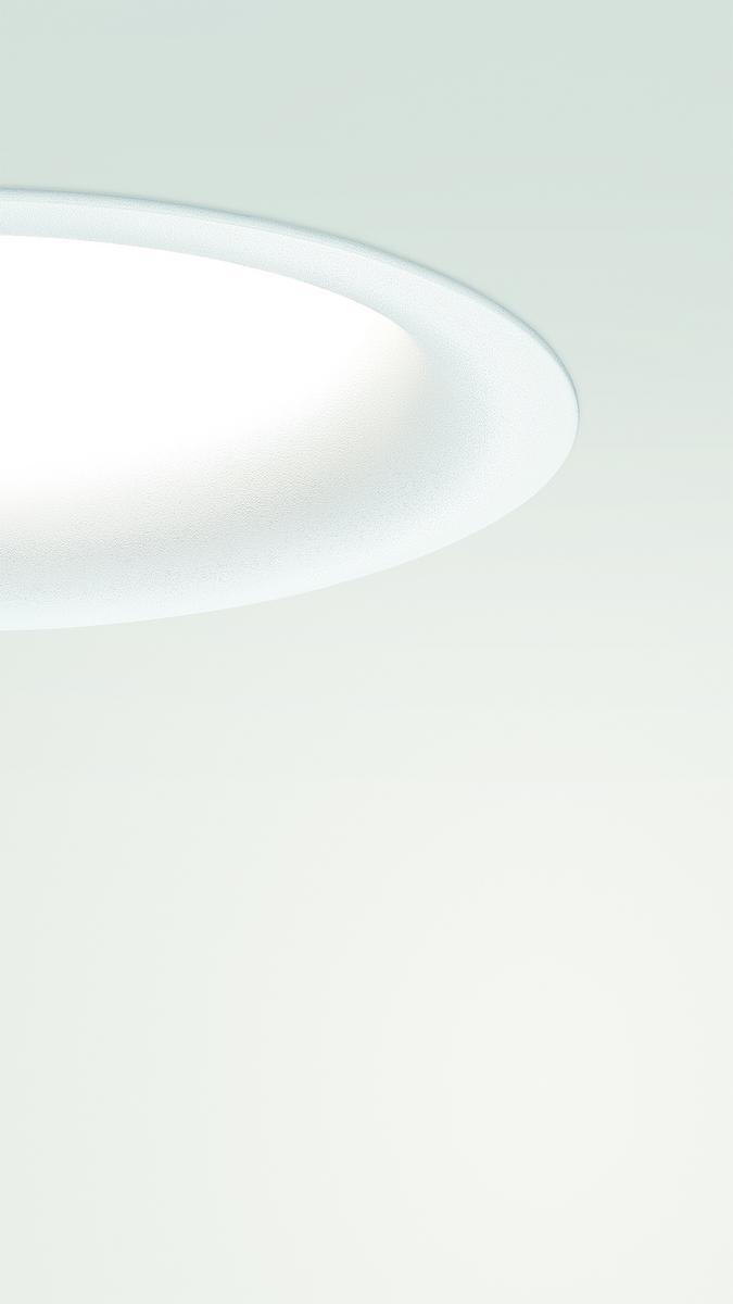 LED recessed aluminium ceiling lamp |  by Arkoslight