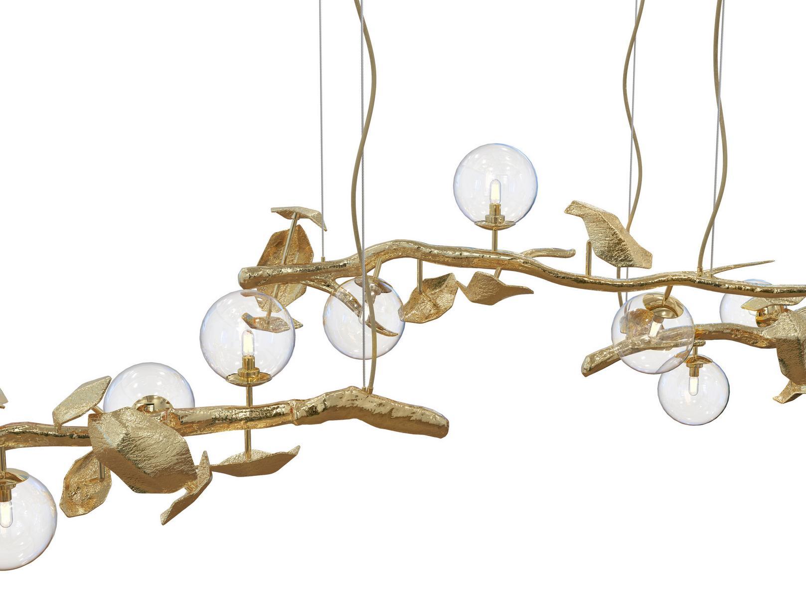 Brass pendant lamp | Hera by Boca Do Lobo