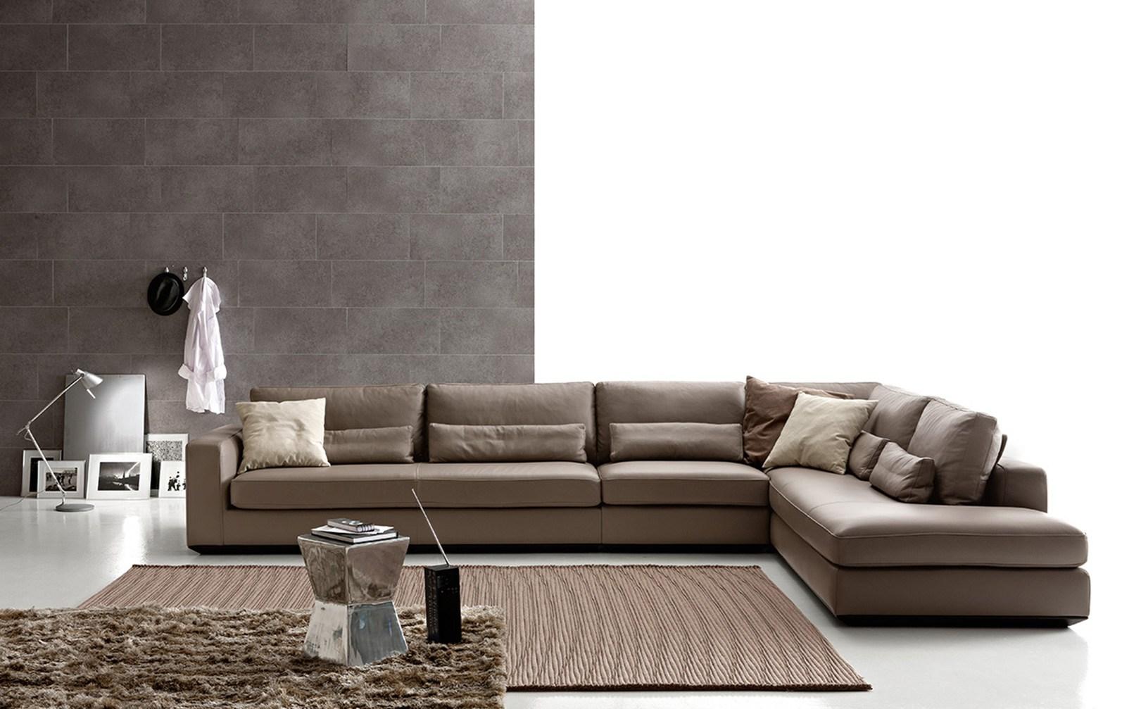 Corner sectional leather sofa | Loman Leather by Ditre Italia