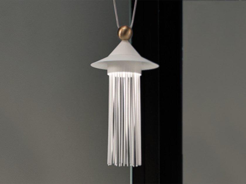 LED painted metal pendant lamp | Nappe N6 by Masiero
