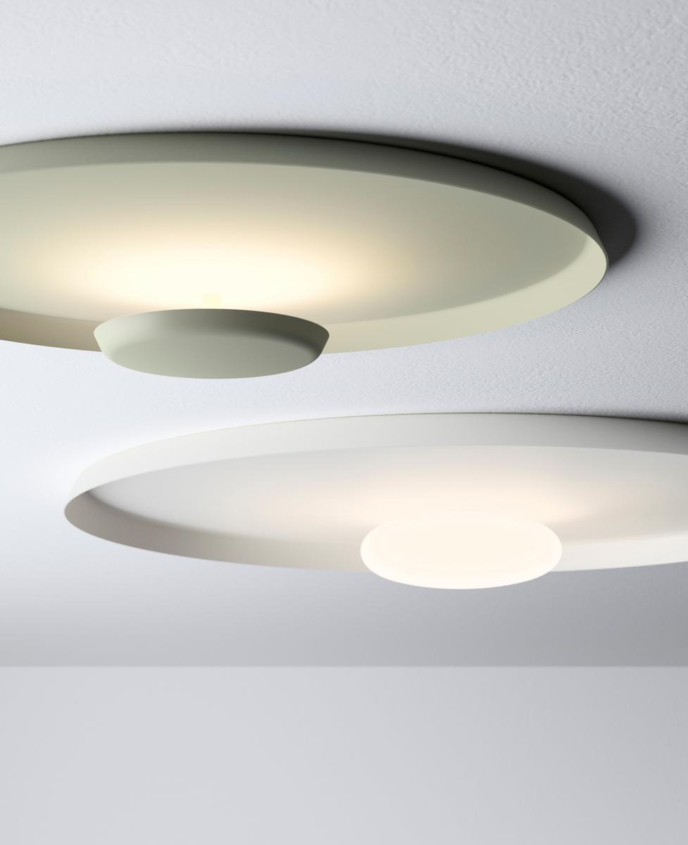 LED aluminium ceiling lamp | Top by Vibia