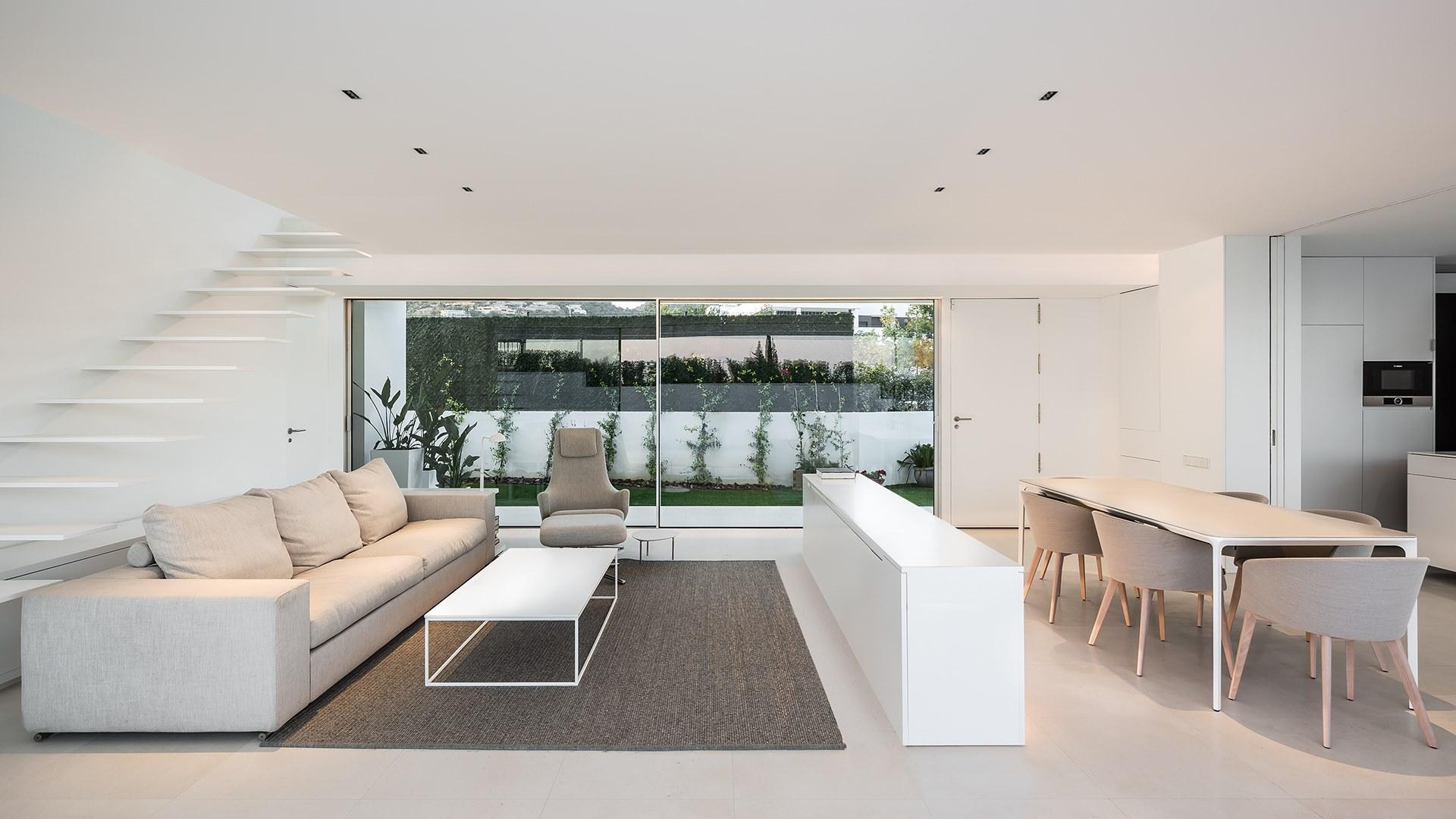 LED recessed multiple aluminium spotlight | Black Foster Trimless 3 by Arkoslight